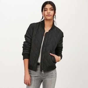 Silence + Noise Quilted Bomber Jacket